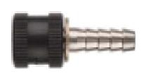 Connector 1/8 Inch Hose Barb, Metal, Female, Scr .. .  .  